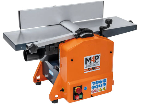 Pialla a filo e spessore combinata M4P FS 200  con motore 1,25 kW, 230 V monofase, larghezza di piallatura 200 mm e peso 22 kg