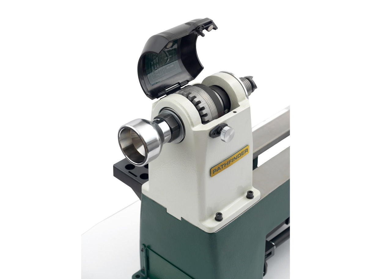 Record Power Pathfinder Combo – Bench Lathe with Chuck, Collets and Bed Extension