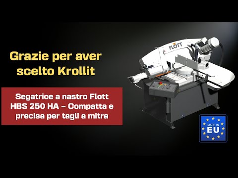 Metal band saw Flott band saw HBS 250 HA