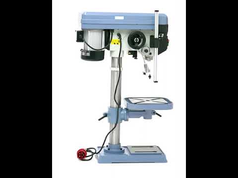 Bernardo BM 20 Vario Bench Drill / 230 V with Vario Speed and Laser – drilling Ø 20 mm, MT 2 taper, continuous speed 400-1,950 rpm, digital speed+stroke display, 0.75 kW 230V motor, weight 57 kg