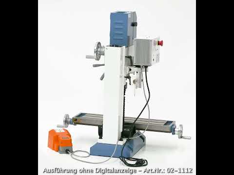Bernardo BF 28 BDC Mill-Drill with 3-axis DRO ES-12 V, Vario speed 100-3,000 rpm