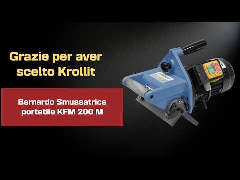 Bernardo KFM 200 M Portable Chamfering Machine – 230V, chamfer up to 10 mm, angle 15°-45°