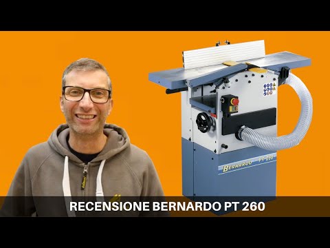 Bernardo PT 260 – 230V Benchtop Jointer and Thicknesser