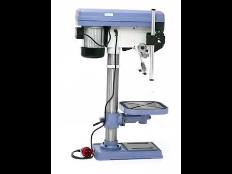 Bench drill Bernardo BM 25 T / 230 V with digital display and LED – drilling Ø 25 mm, taper MT 2, 16 speeds 220-2,840 rpm, motor 0.75 kW 230V, weight 57 kg