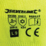 Silverline Personal Protective Equipment Nitrile Winter Thermal Cold Protection Gloves