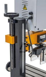 Colonna della trapano-fresatrice M4P MD 10 HS / 230 V con scala graduata e manovella per la regolazione in altezza della testa