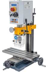 Trapano-fresatrice da banco M4P MD 10 HS / 230 V con motore brushless e tavola a croce, vista laterale destra